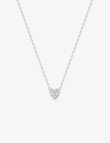 Collier cœur en argent 925...