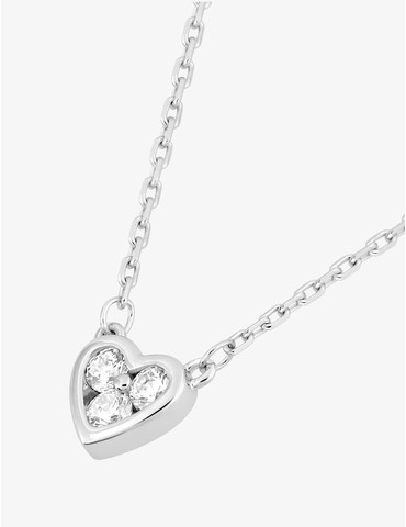 Collier cœur en argent 925...