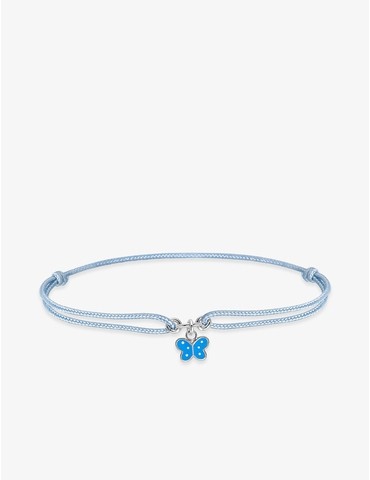 Bracelet corde bleu et...