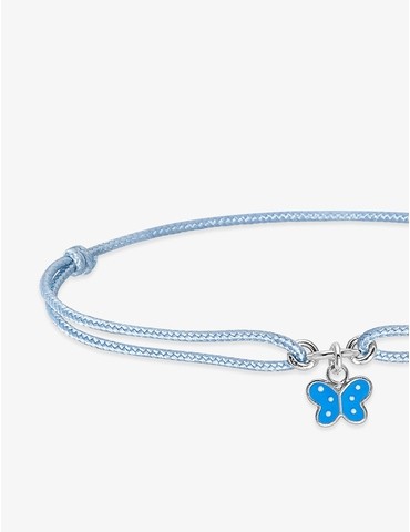 Bracelet corde bleu et...