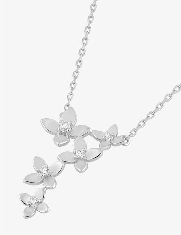 Collier fantaisie en argent...
