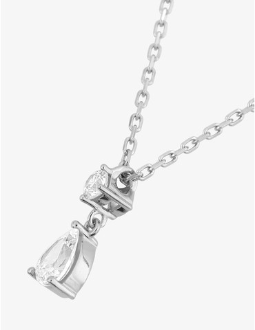 Collier argent 925 ‰ rhodié...