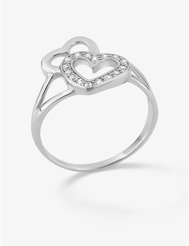Bague argent 925 ‰ rhodié...