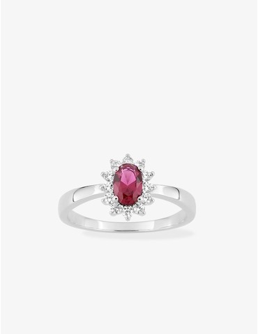 Bague argent 925 ‰ rhodié...