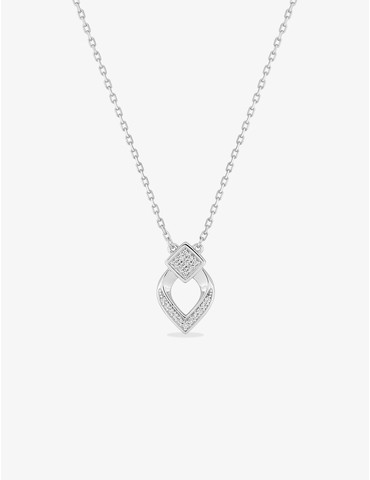 Collier argent 925 ‰ rhodié...