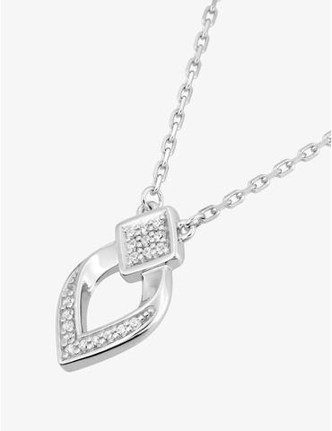 Collier argent 925 ‰ rhodié...