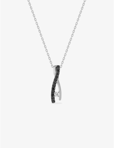 Collier argent 925 ‰ rhodié...