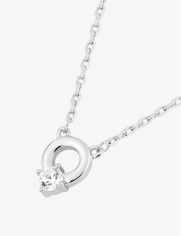 Collier cercle en argent...