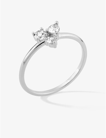 Bague en argent 925‰ rhodié...
