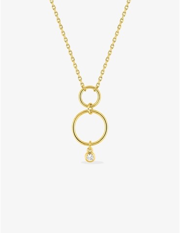Collier fantaisie en plaqué...