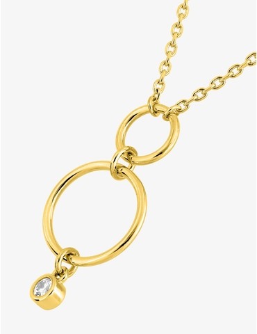 Collier fantaisie en plaqué...