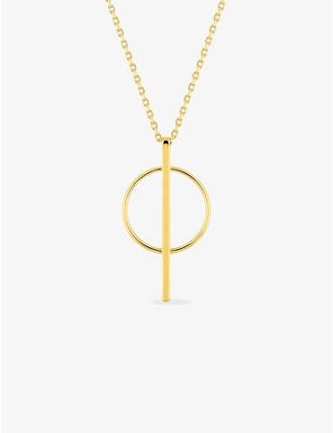 Collier fantaisie en plaqué or