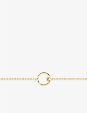 Bracelet en plaqué or et...
