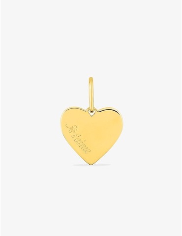 Pendentif cœur plaqué or...