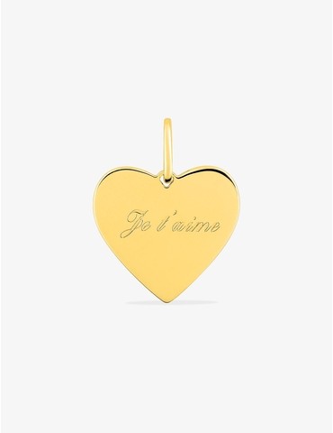 Pendentif cœur plaqué or...