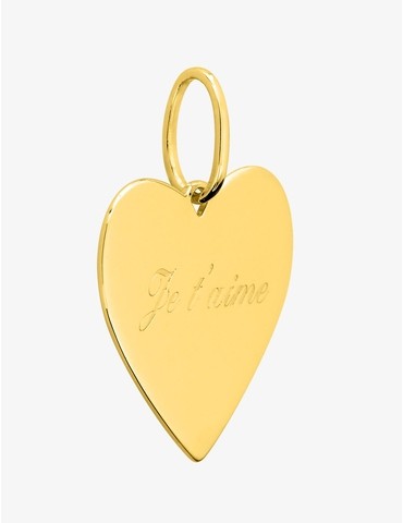 Pendentif cœur plaqué or...
