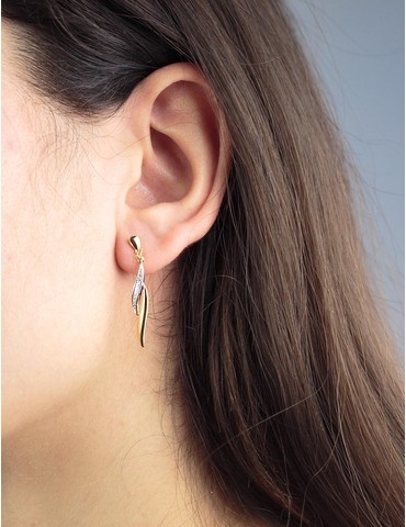 Boucles d'oreilles courbes...