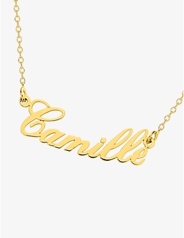 Collier prénom découpé...