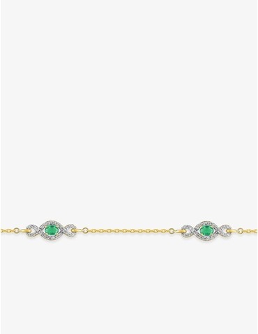 Bracelet motif entrelacé...