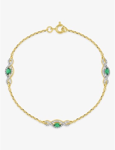 Bracelet motif entrelacé...