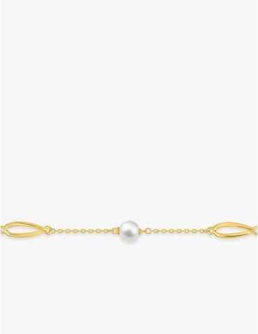 Bracelet plaqué or perles...