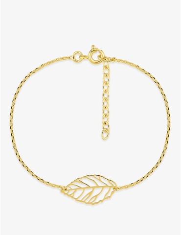 Bracelet feuille ajourée...