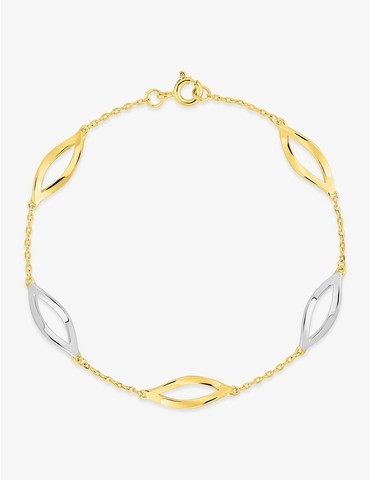 Bracelet losanges plaqué or...