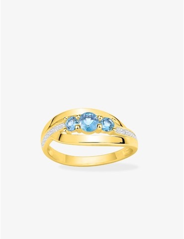 Bague trilogie fantaisie...