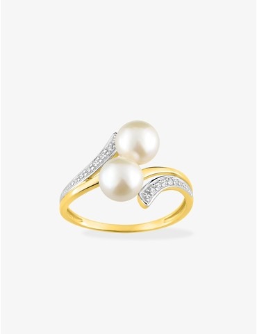 Bague fantaisie plaqué or,...