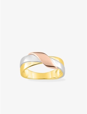Bague tricolore anneaux...