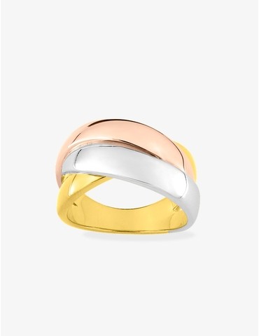 Bague tricolore anneaux...