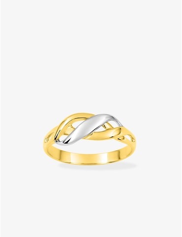 Bague vagues bicolores...