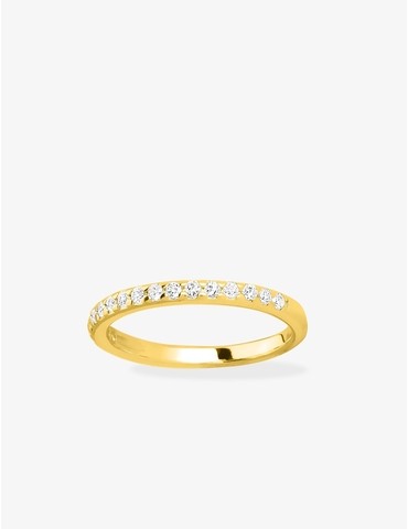 Bague 1,5 mm serti griffes...