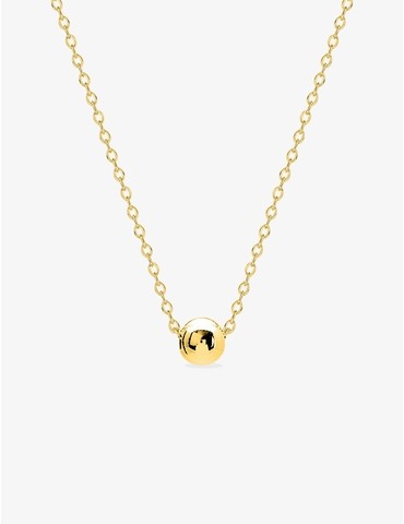 Collier plaqué or boule
