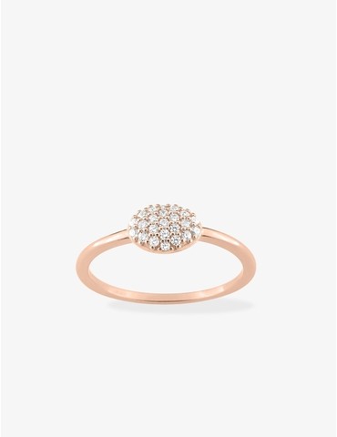 Bague en plaqué or rose...
