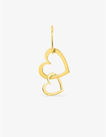 Pendentif cœur plaqué or