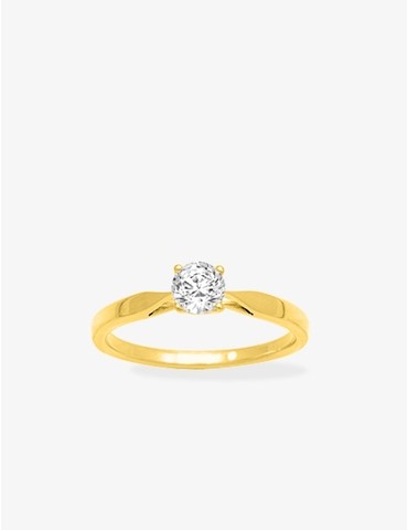 Bague serti griffes oxyde...