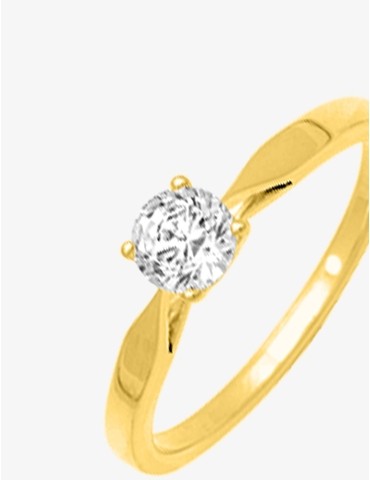 Bague serti griffes oxyde...