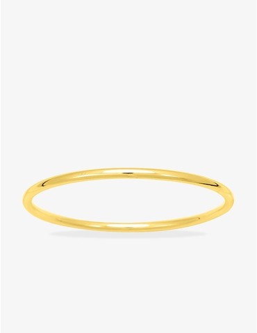 Bracelet jonc fermé plaqué or