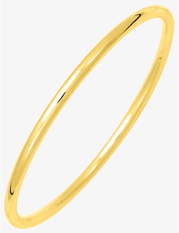 Bracelet jonc fermé plaqué or