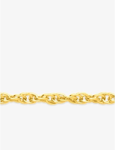 Bracelet cheville en plaqué or