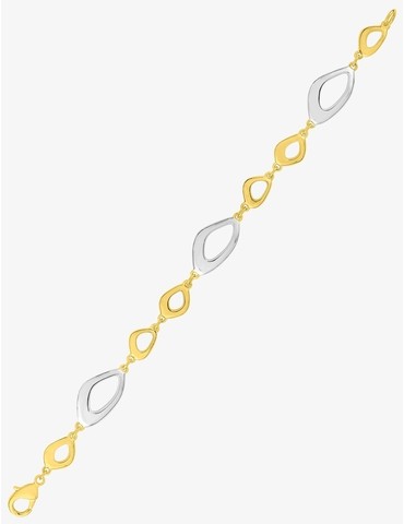 Bracelet plaqué or rhodium...
