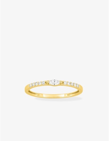 Bague fine Plaqué or &...