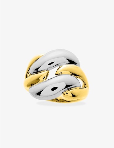 Bague maillons larges...
