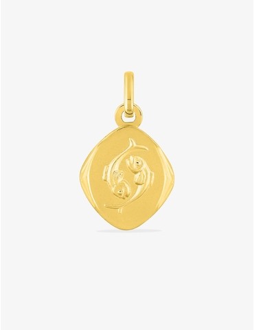 Pendentif zodiaque losange...
