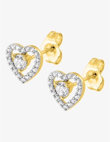 Boucles d'oreilles cœur...
