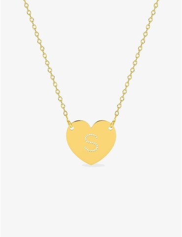 Collier cœur initiale...