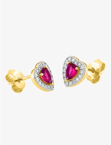 Boucles d'oreilles cœur...