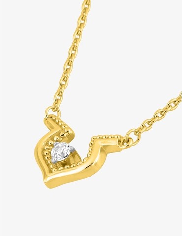 Collier fantaisie plaqué or...