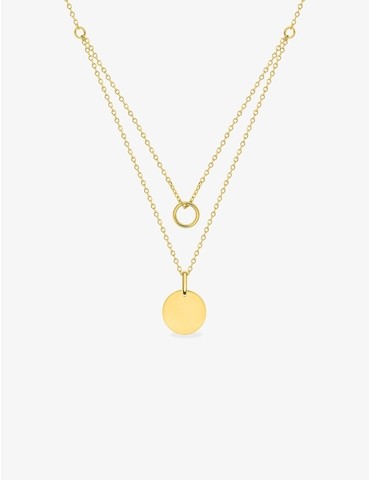 Collier plaqué or avec...